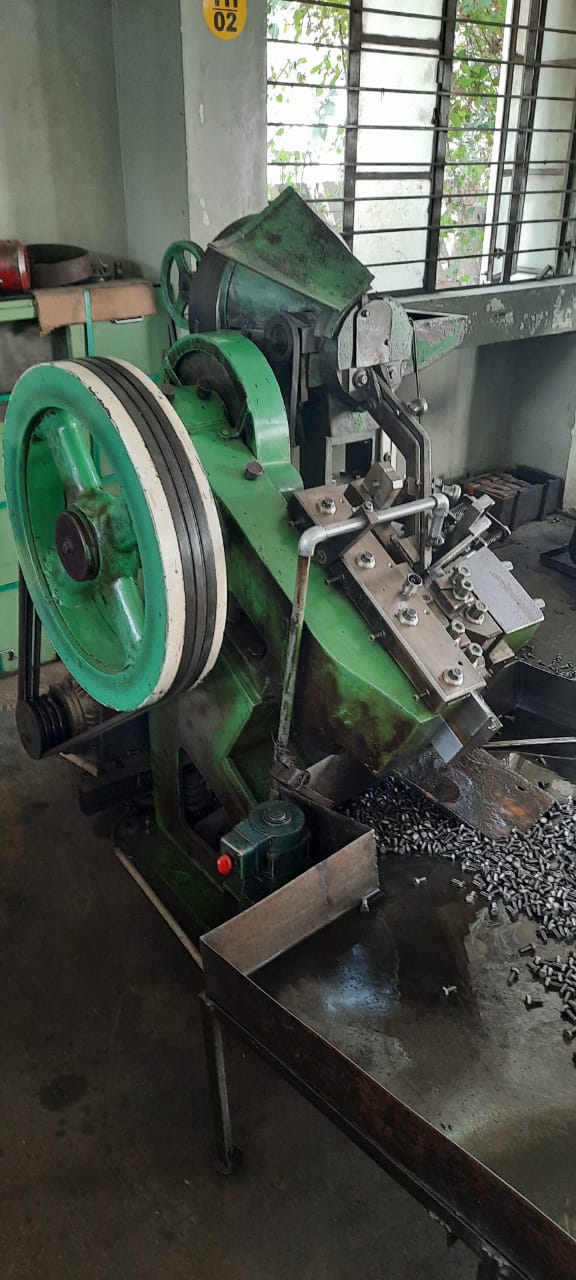 M8 X 50 Flat Die Thread Rolling Machine
