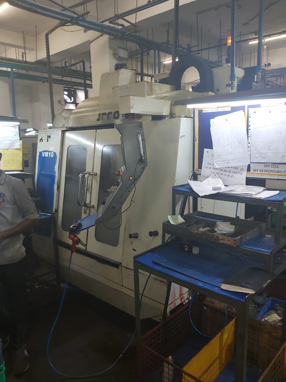 650 x 400 x 500 (Axis size) 3 axis VMC Machine