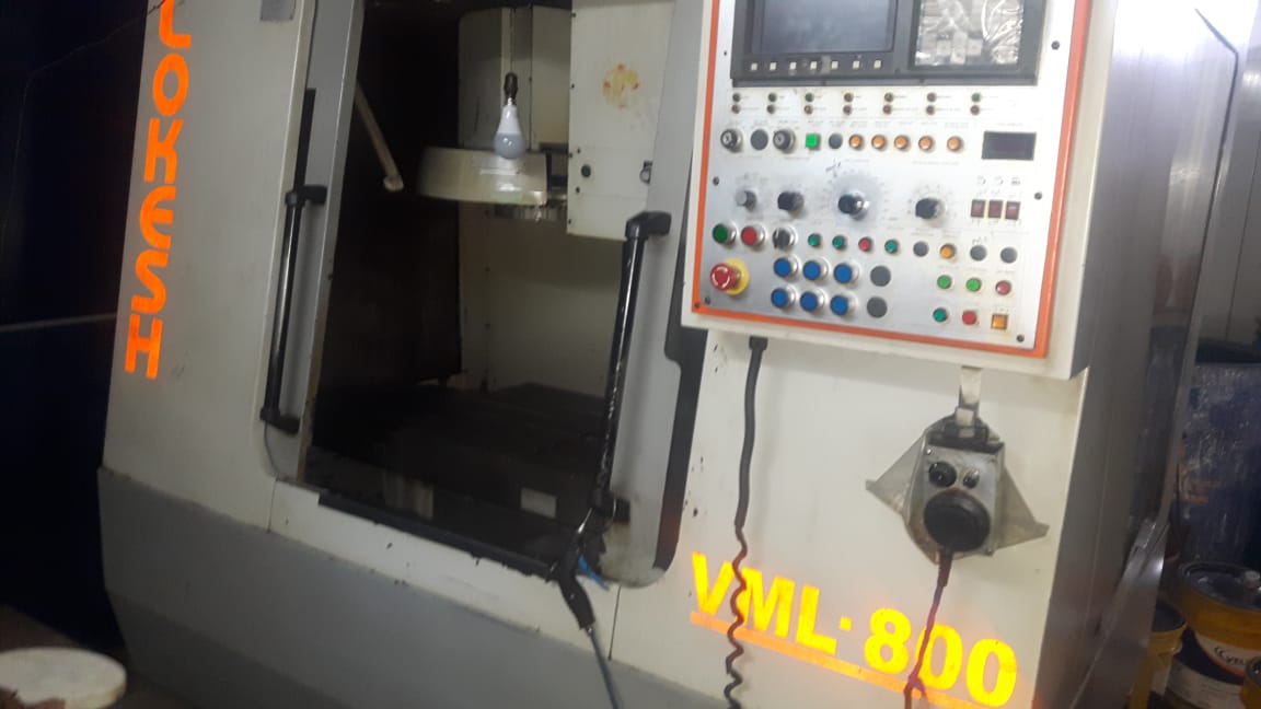 800 x 600 x 600 (Axis Size ) 3 Axis VMC Machine