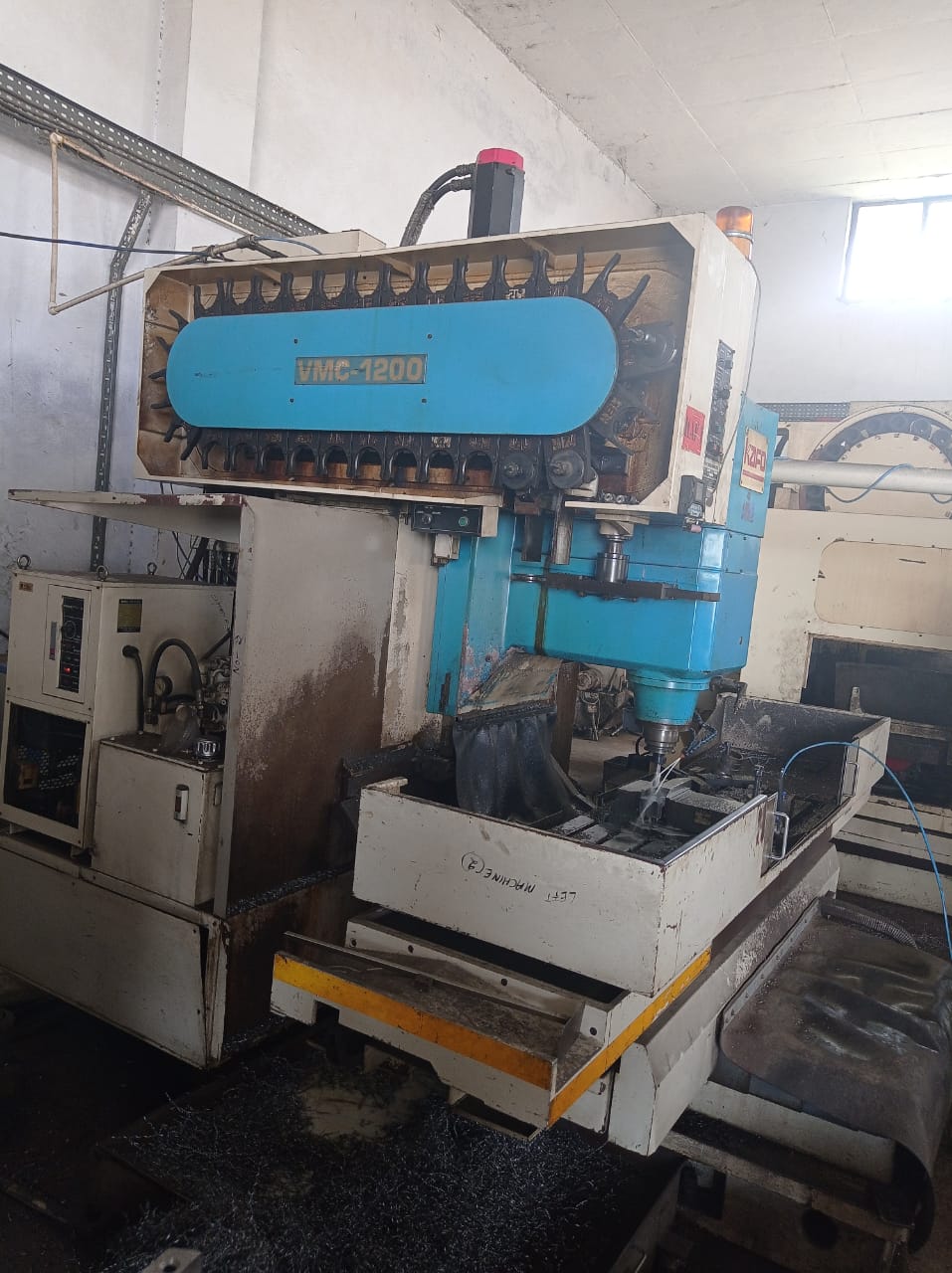 1200 x 600 x 600 (Axis size ) 3 Axis VMC Machine