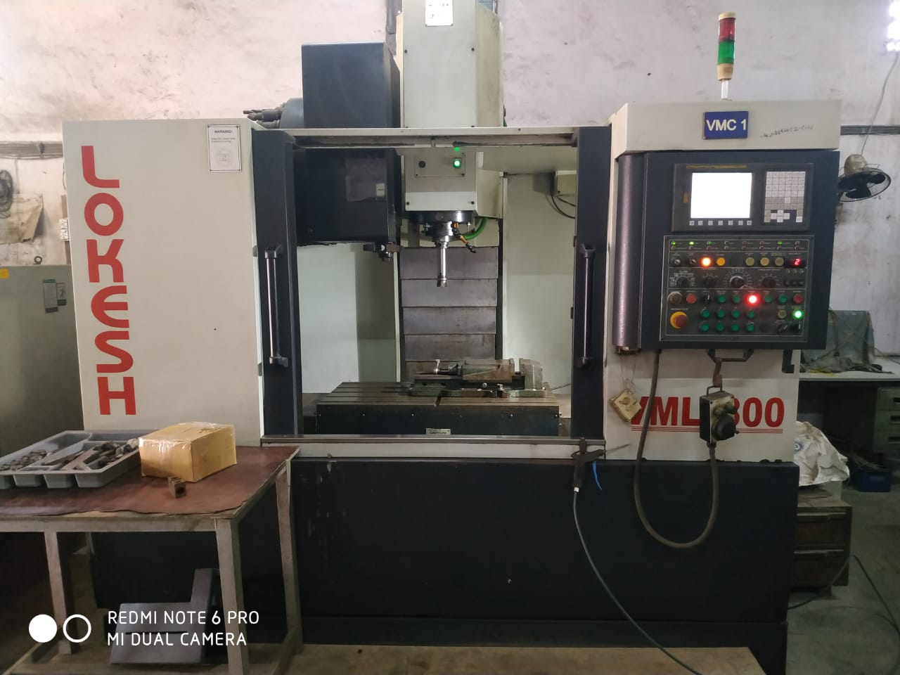 800 x 600 x 500 (Axis Size ) 4 Axis VMC Machine