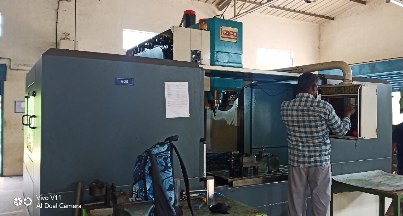 1200 X 600 X 600 (Axis size) 3 Axis VMC Machine