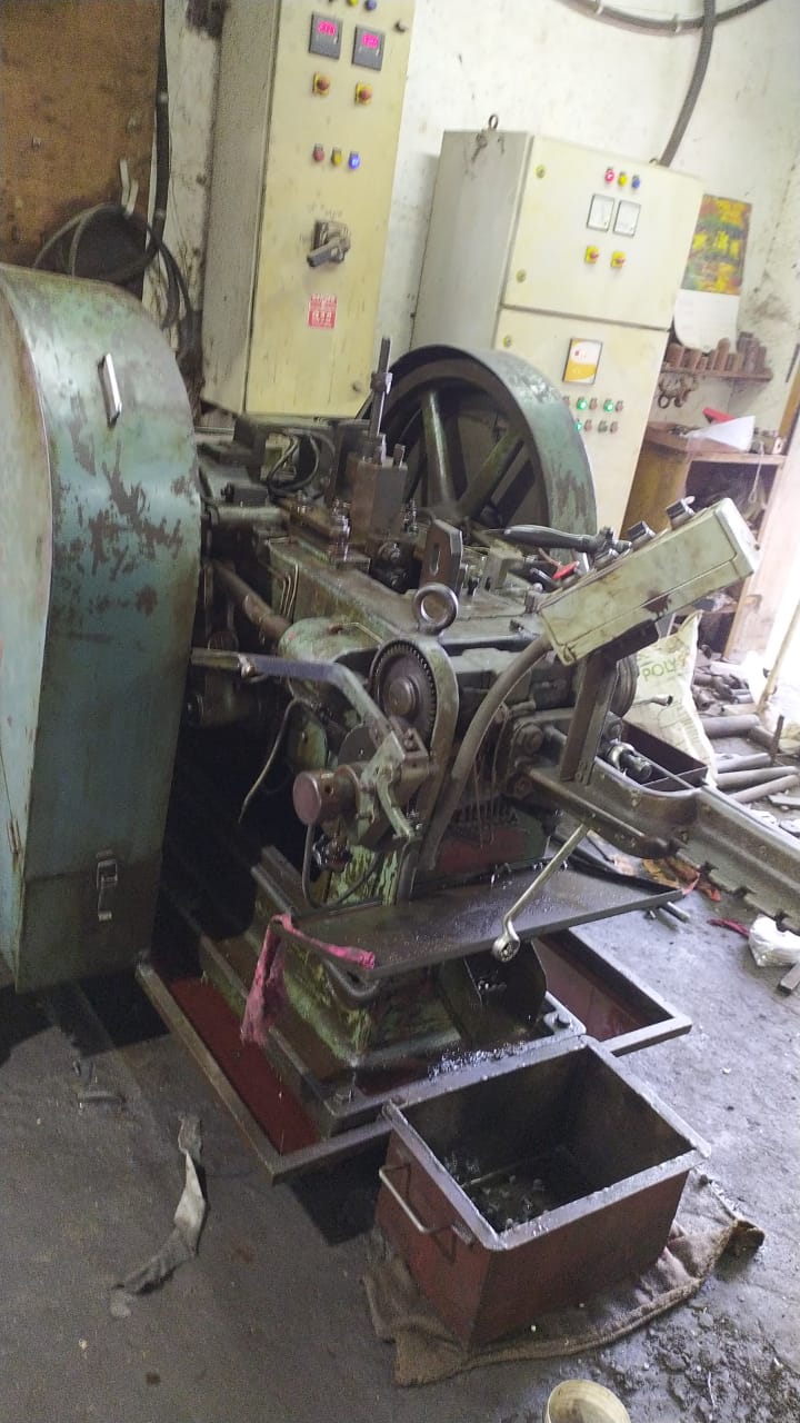 M8 X 50 1 die 3 blow solid die header machine