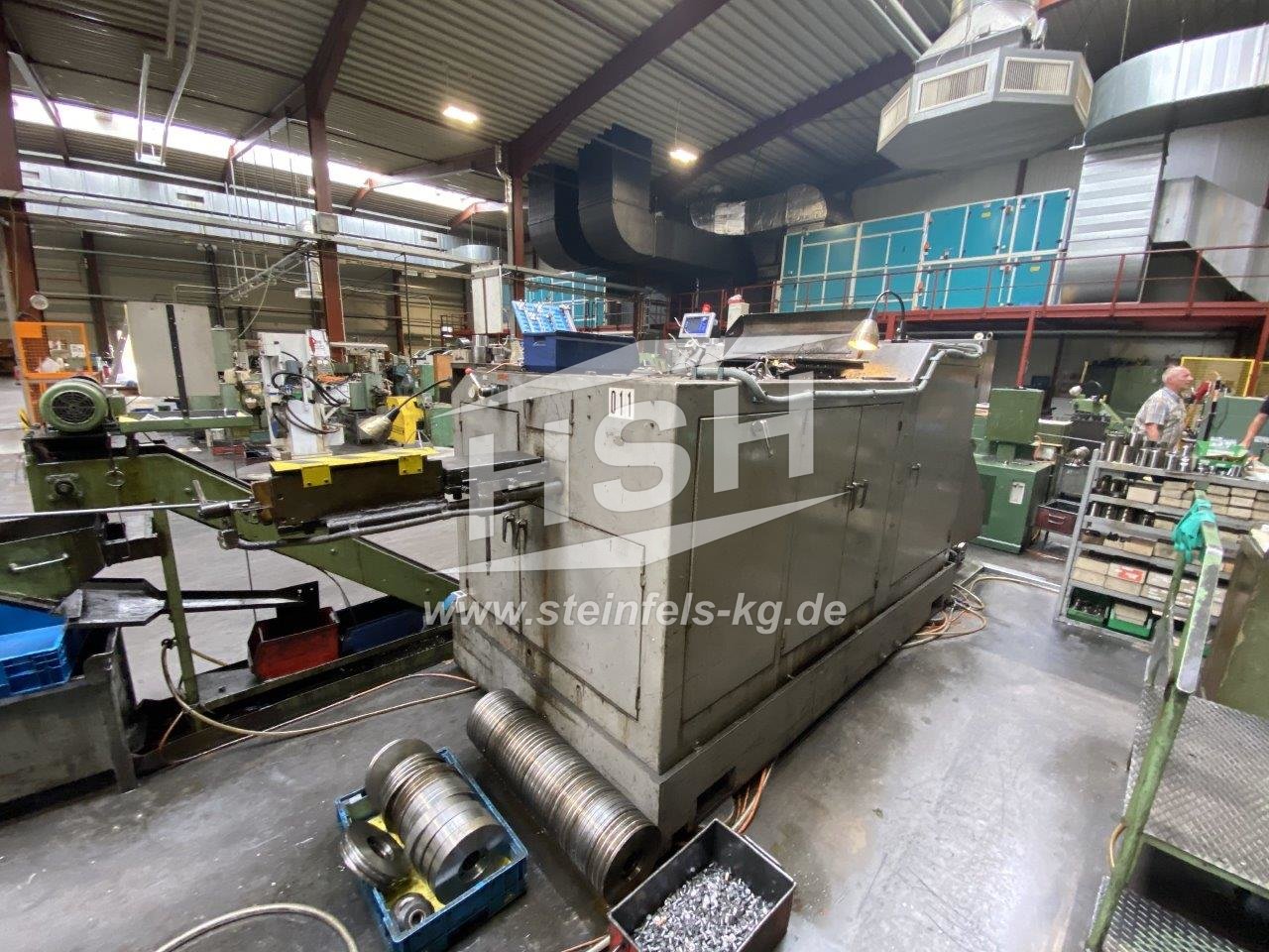 M10 x 80 2 Die 2 Blow Cold Header Machine