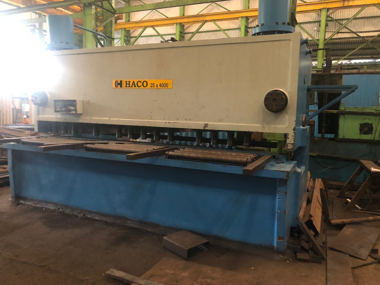 4500 x 25 mm (thickness) Mechanical Shearing Press